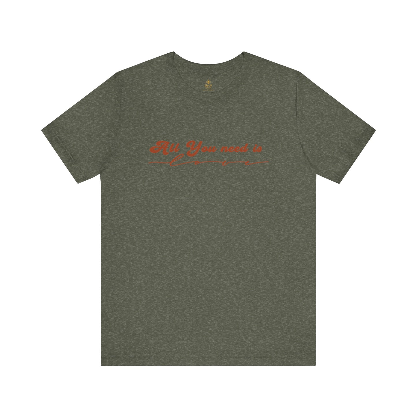 All You Need is Love – Handwritten Script | Jersey Tee
