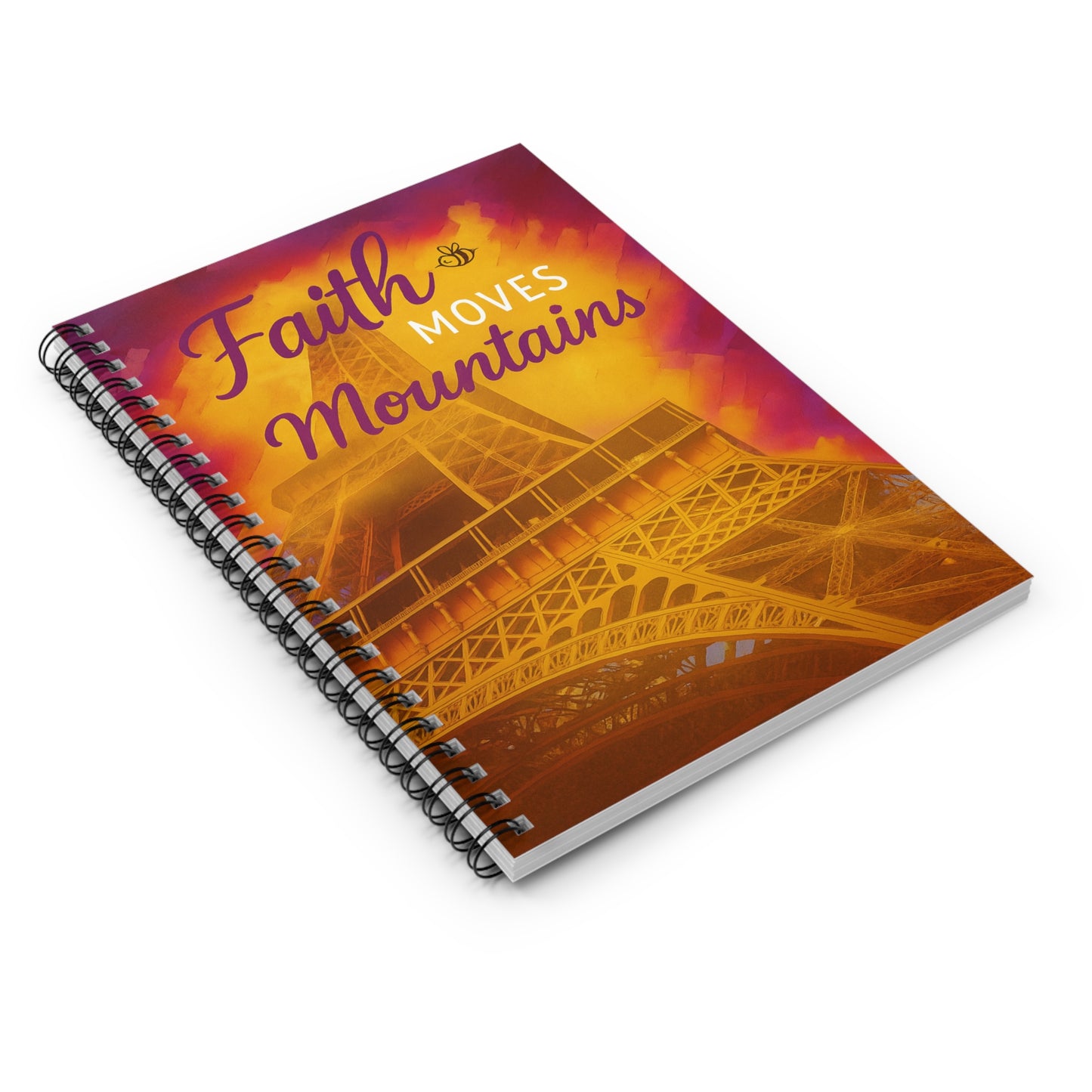 "Faith Over Fear – Paris Perspective" | Spiral Notebook