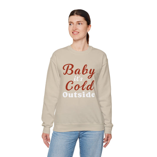 "Baby It’s Cold Outside" Retro Holiday | Sweater