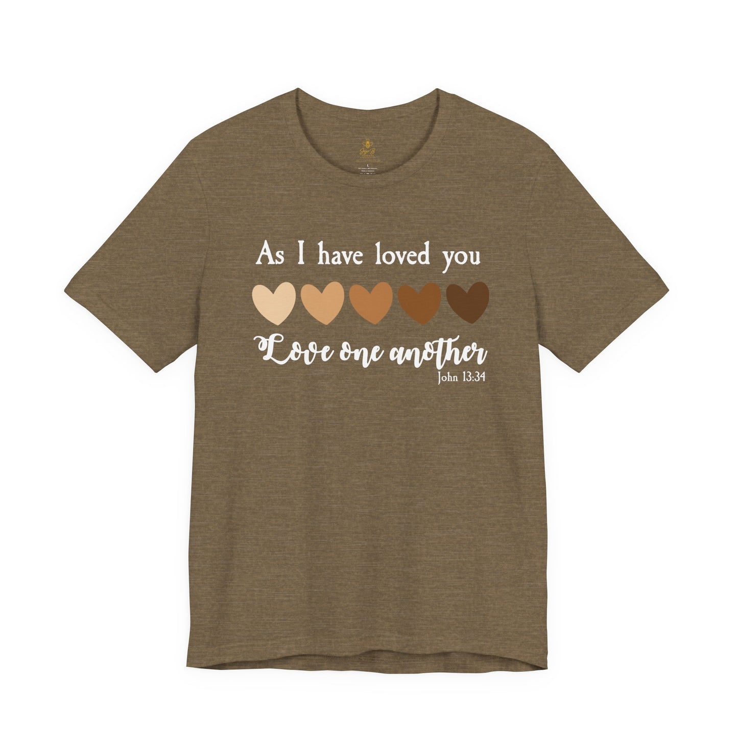 Love One Another – John 13:34  | Jersey Tee
