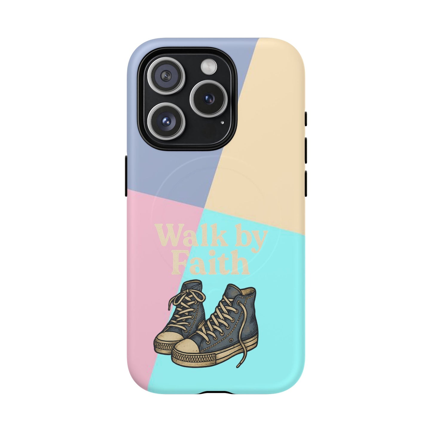 Walk by Faith – Vintage Sneakers | Tough Phone Case
