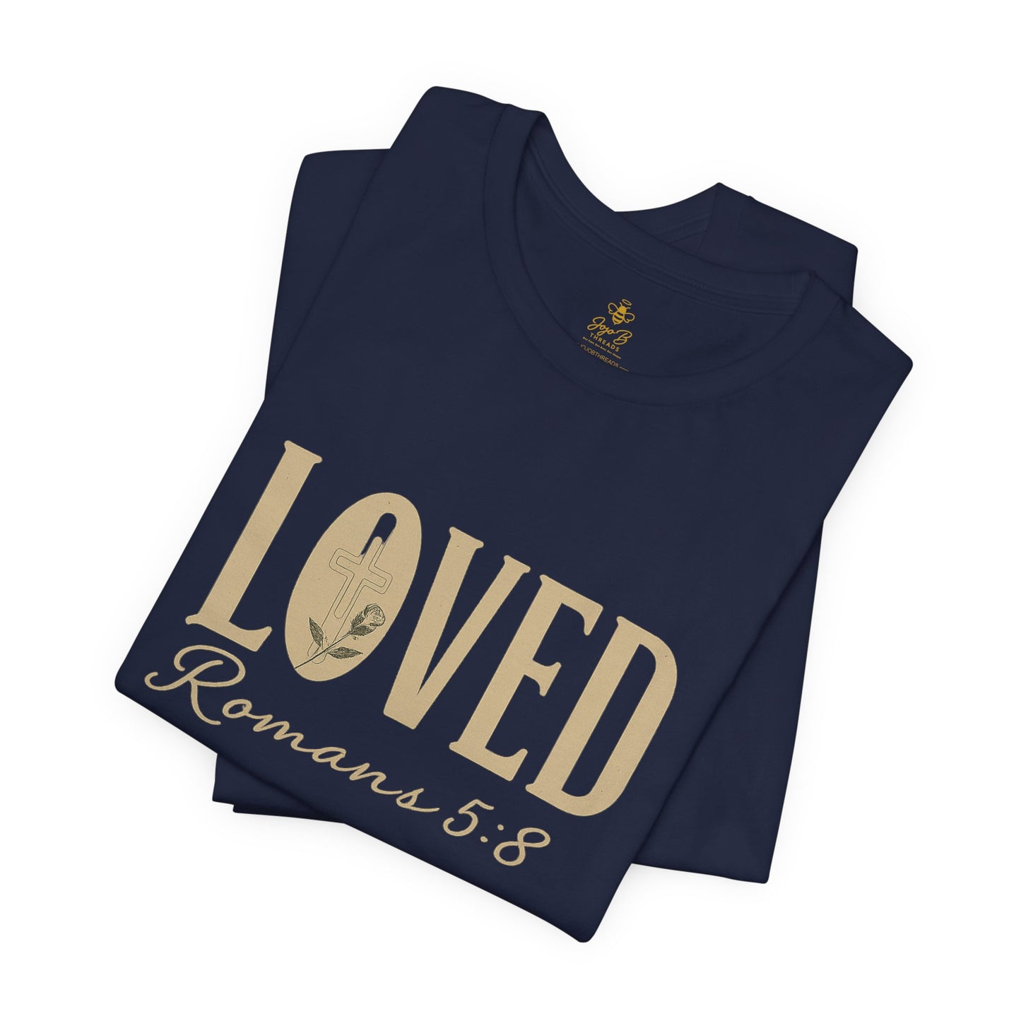 LOVED Romans 5:8 | Jersey Tee