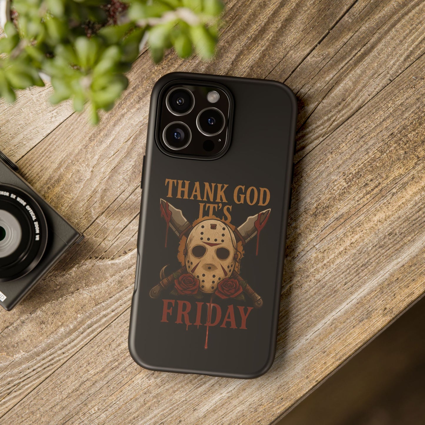 "Thank God It’s Friday – Horror Rose Edition" | Tough Phone Cases