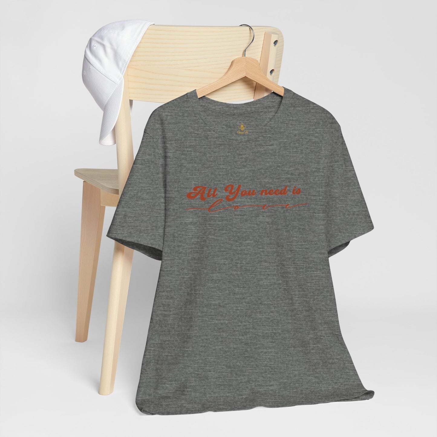 All You Need is Love – Handwritten Script | Jersey Tee