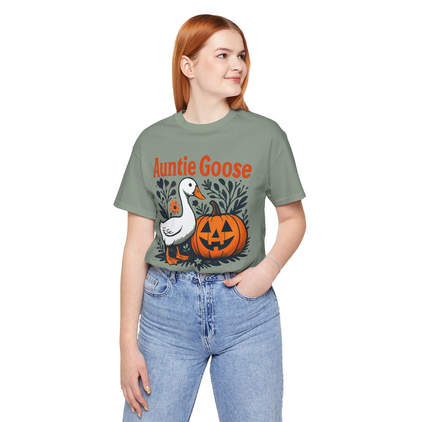 Auntie Goose Halloween | Jersey Tee
