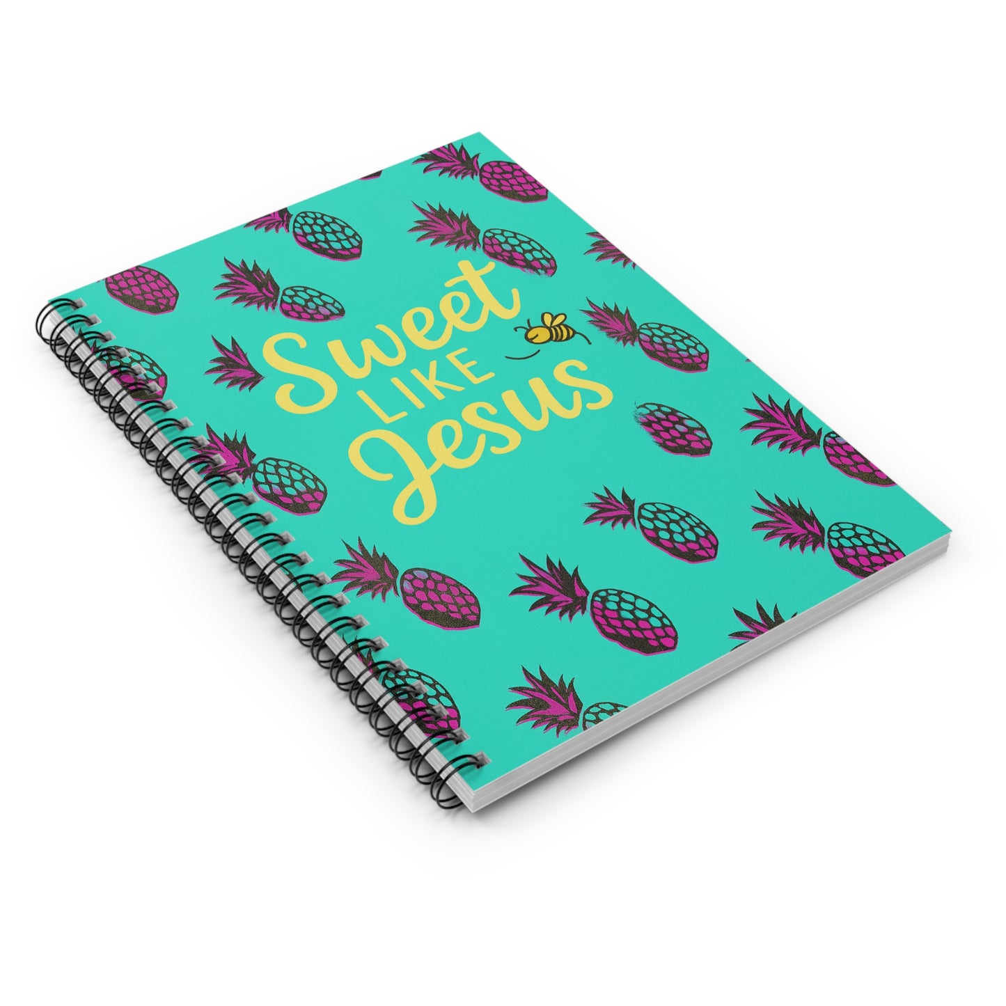 Sweet Like Jesus – Pineapple Pop Edition | Spiral Notebook