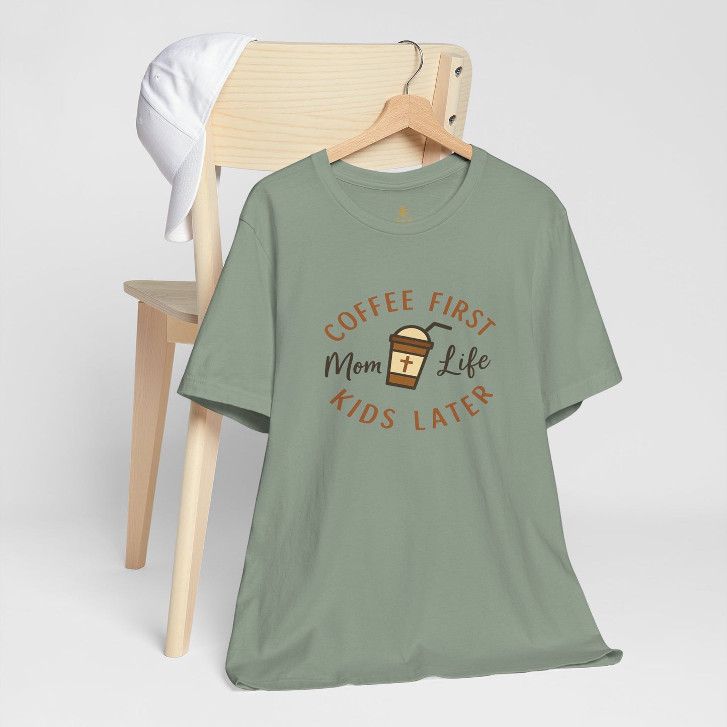 Coffee First. Mom Life. Kids Later. | Jersey Tee