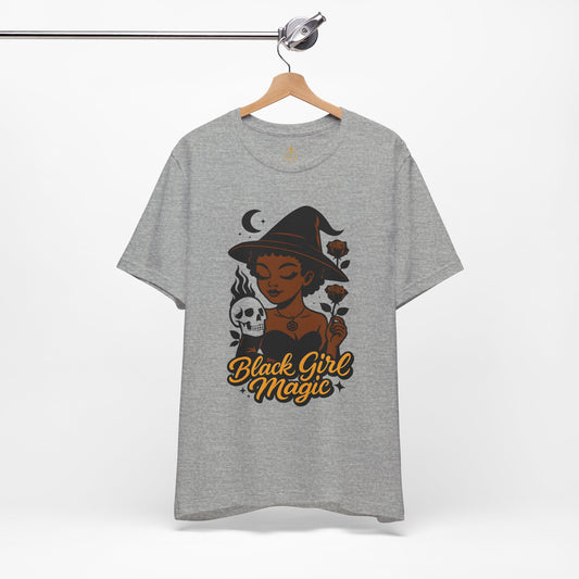 Black Girl Magic Witchy Halloween | Jersey Tee