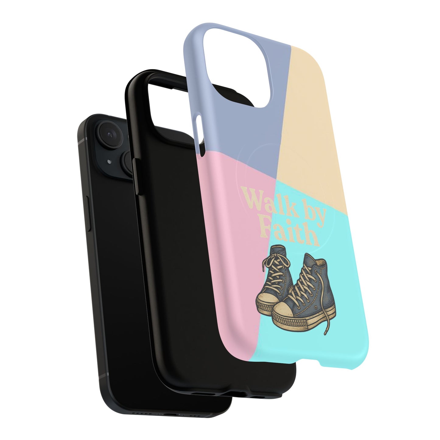 Walk by Faith – Vintage Sneakers | Tough Phone Case