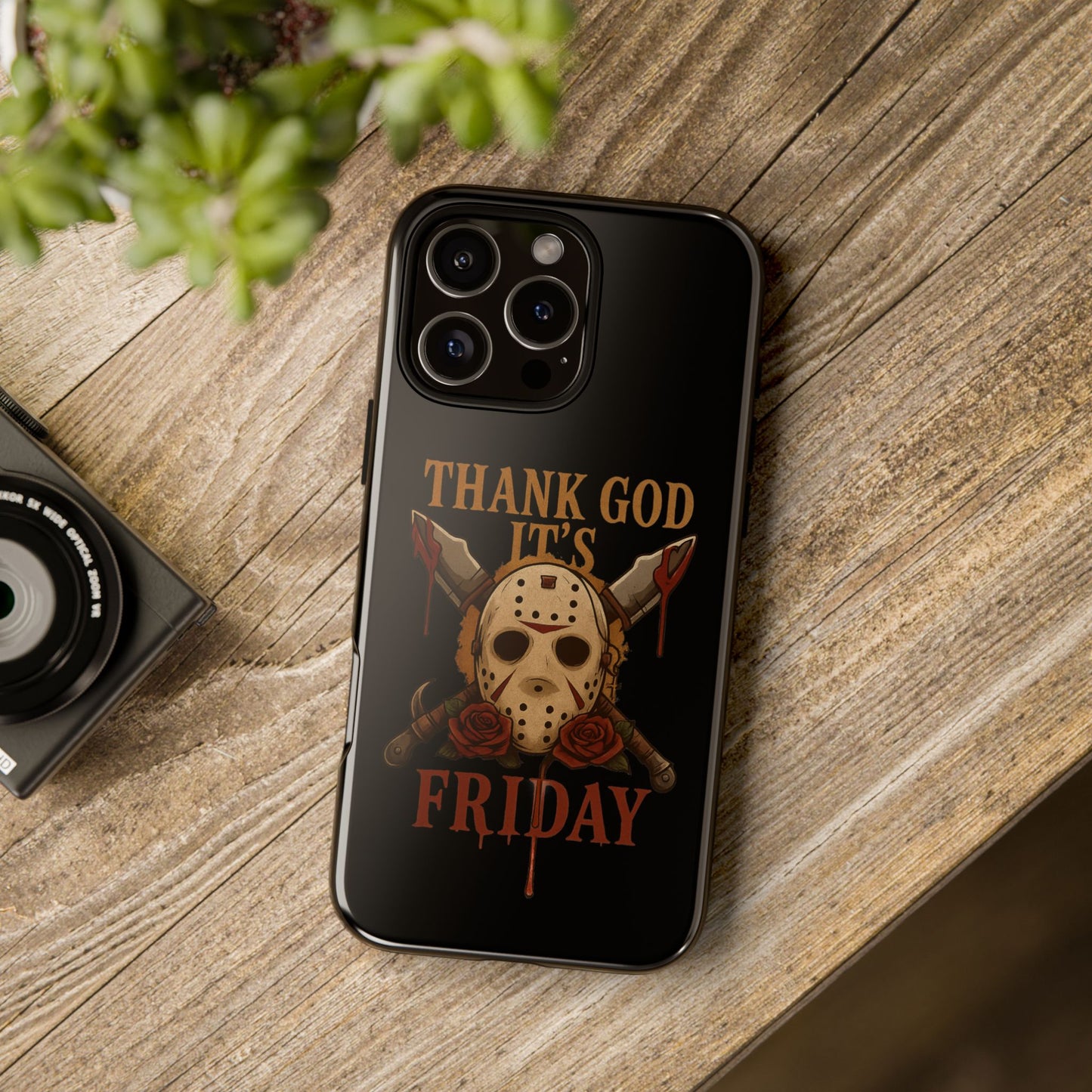 "Thank God It’s Friday – Horror Rose Edition" | Tough Phone Cases