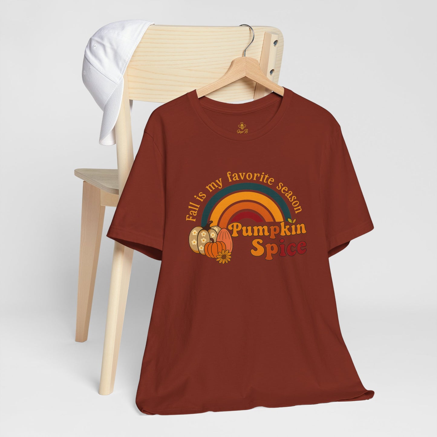 Fall is My Favorite Season Retro Pumpkin Spice Shirt | Jersey Tee