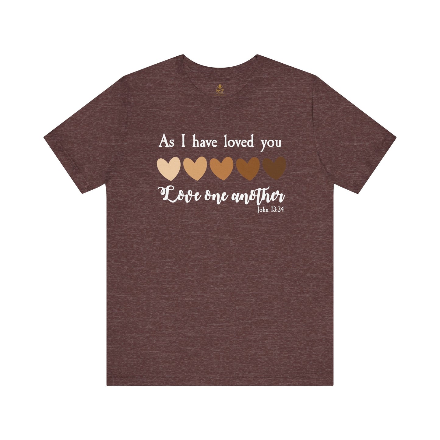 Love One Another – John 13:34  | Jersey Tee