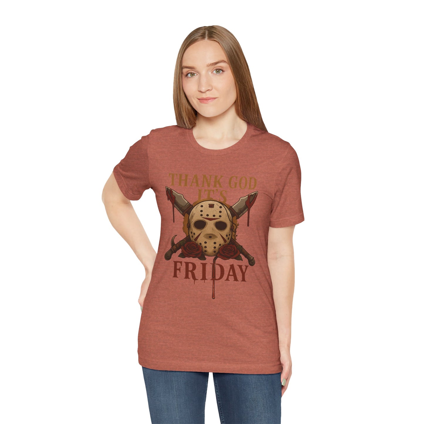 "Thank God It’s Friday – Horror Rose Edition" | Jersey Tee