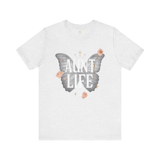 Aunt Life Butterfly | Jersey Tee