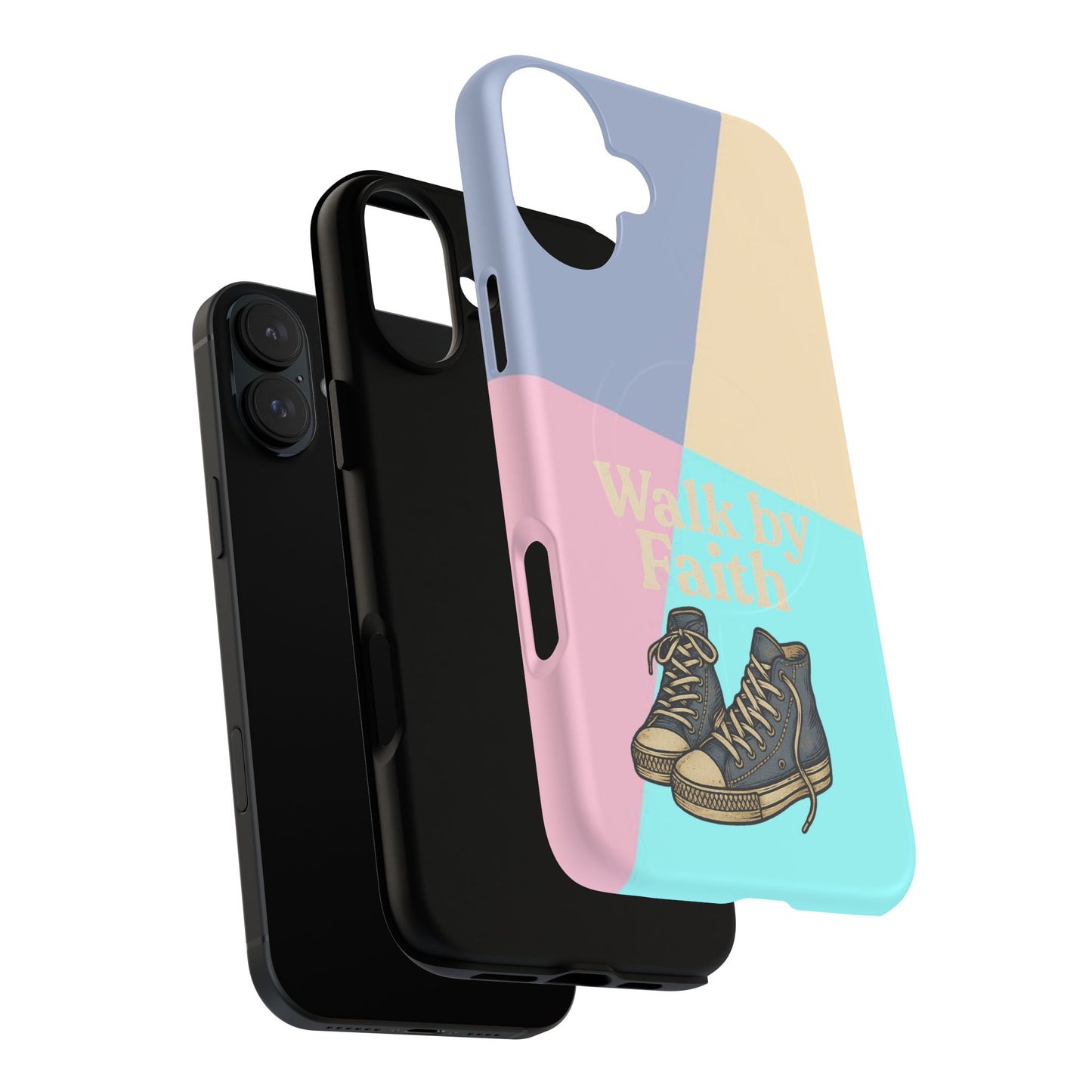Walk by Faith – Vintage Sneakers | Tough Phone Case