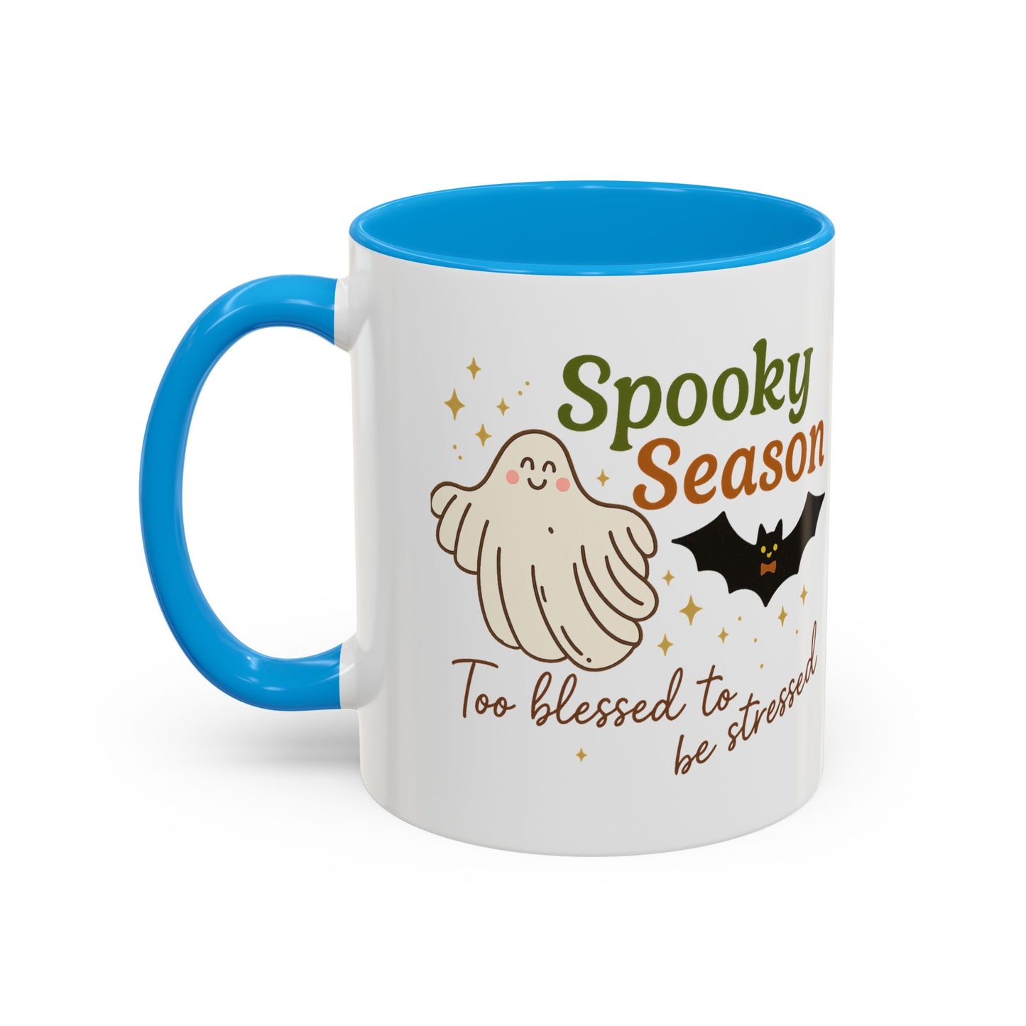 Spooky Season – Too Blessed to Be Stressed | 11oz Mug