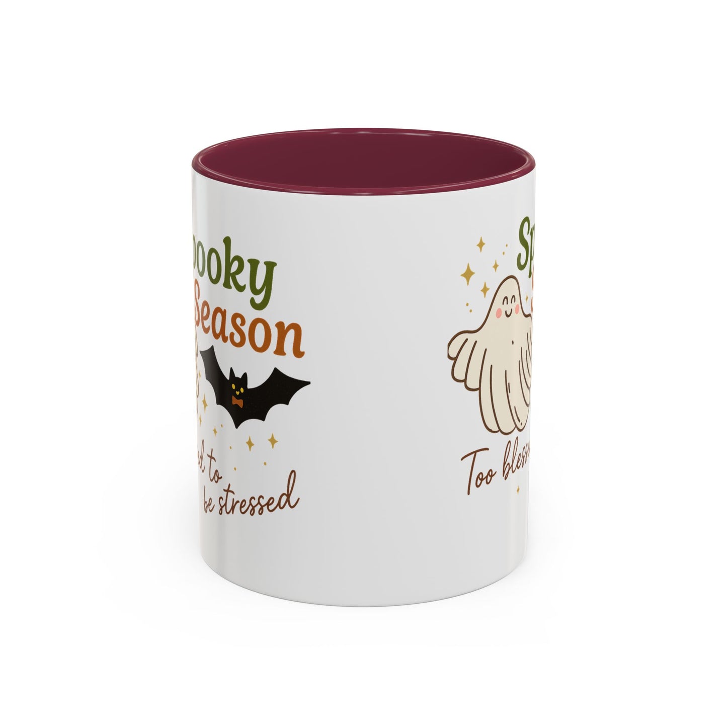 Spooky Season – Too Blessed to Be Stressed | 11oz Mug