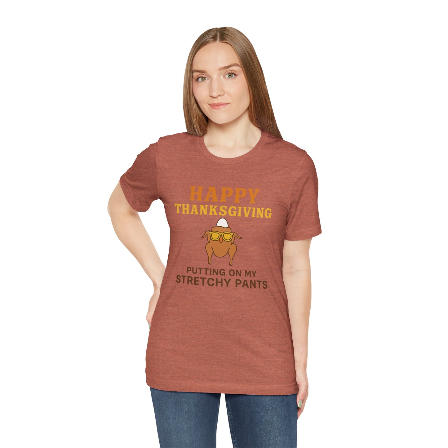 “Happy Thanksgiving Stretchy Pants Club” | Jersey Tee