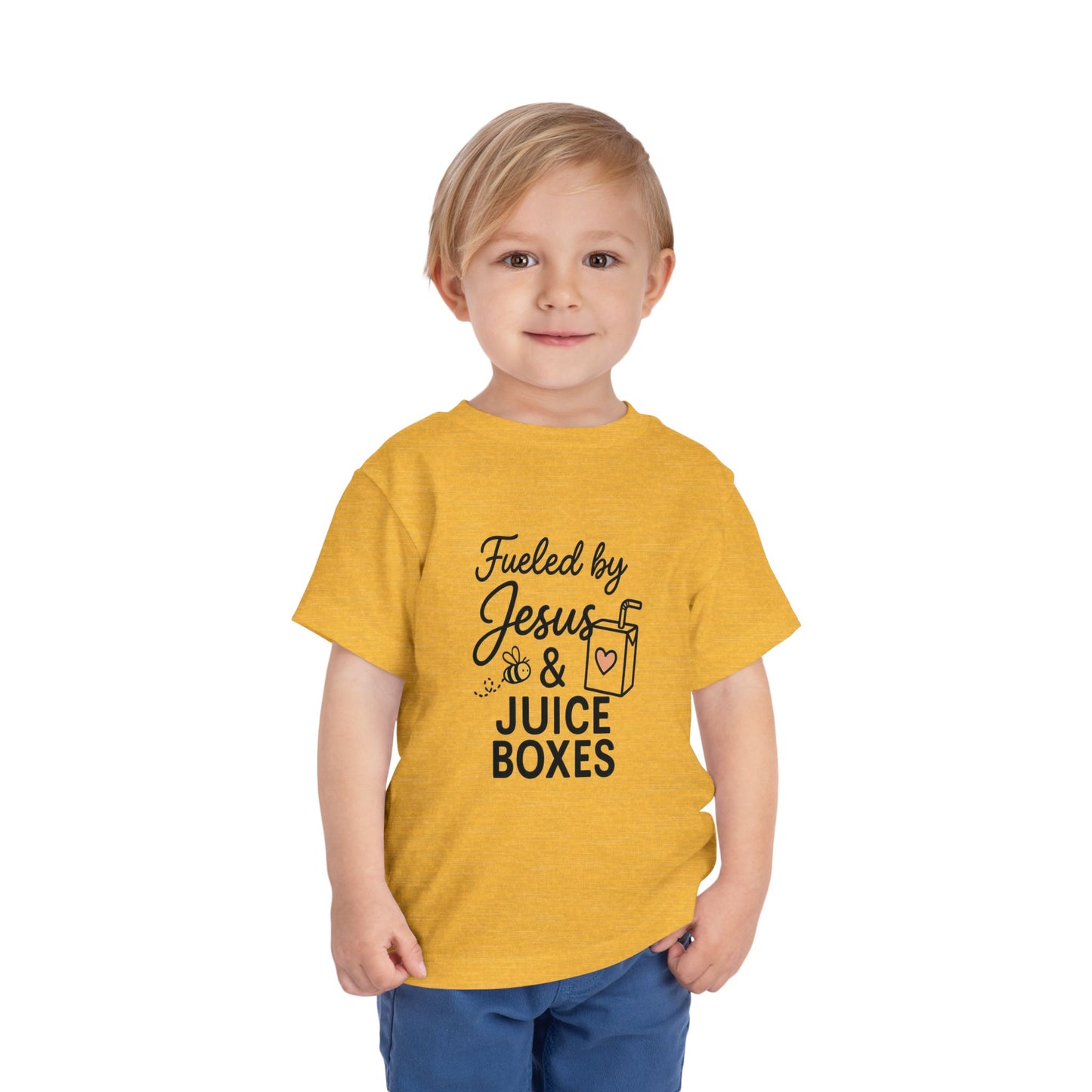 Fueled by Jesus & Juice Boxes | Toddler Tee