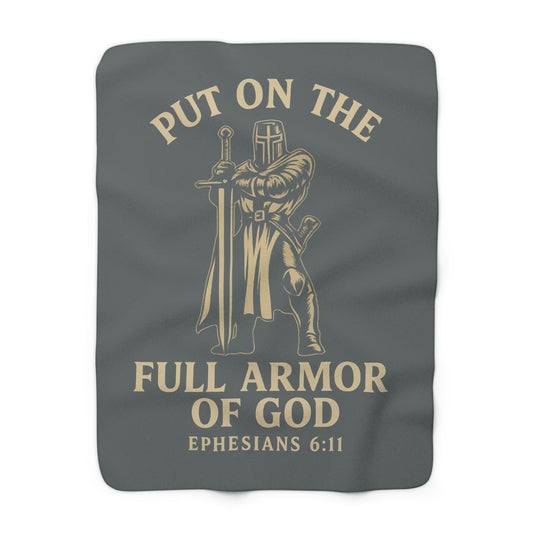 Full Armor of God | Sherpa Fleece Blanket