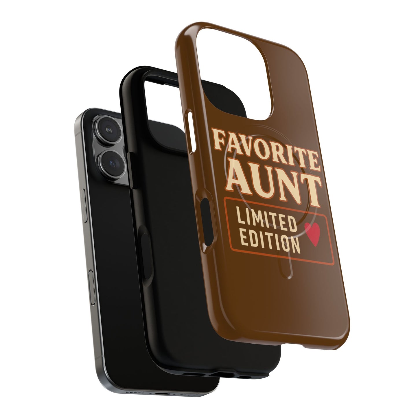 "Aunt Life Red Heart Edition" | Tough Phone Case