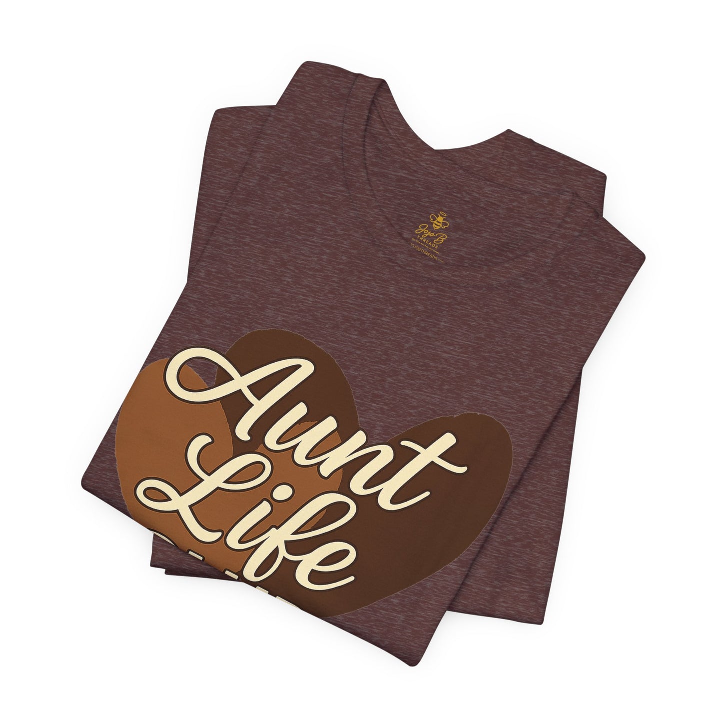 Aunt Life Club Heart Edition | Jersey Tee