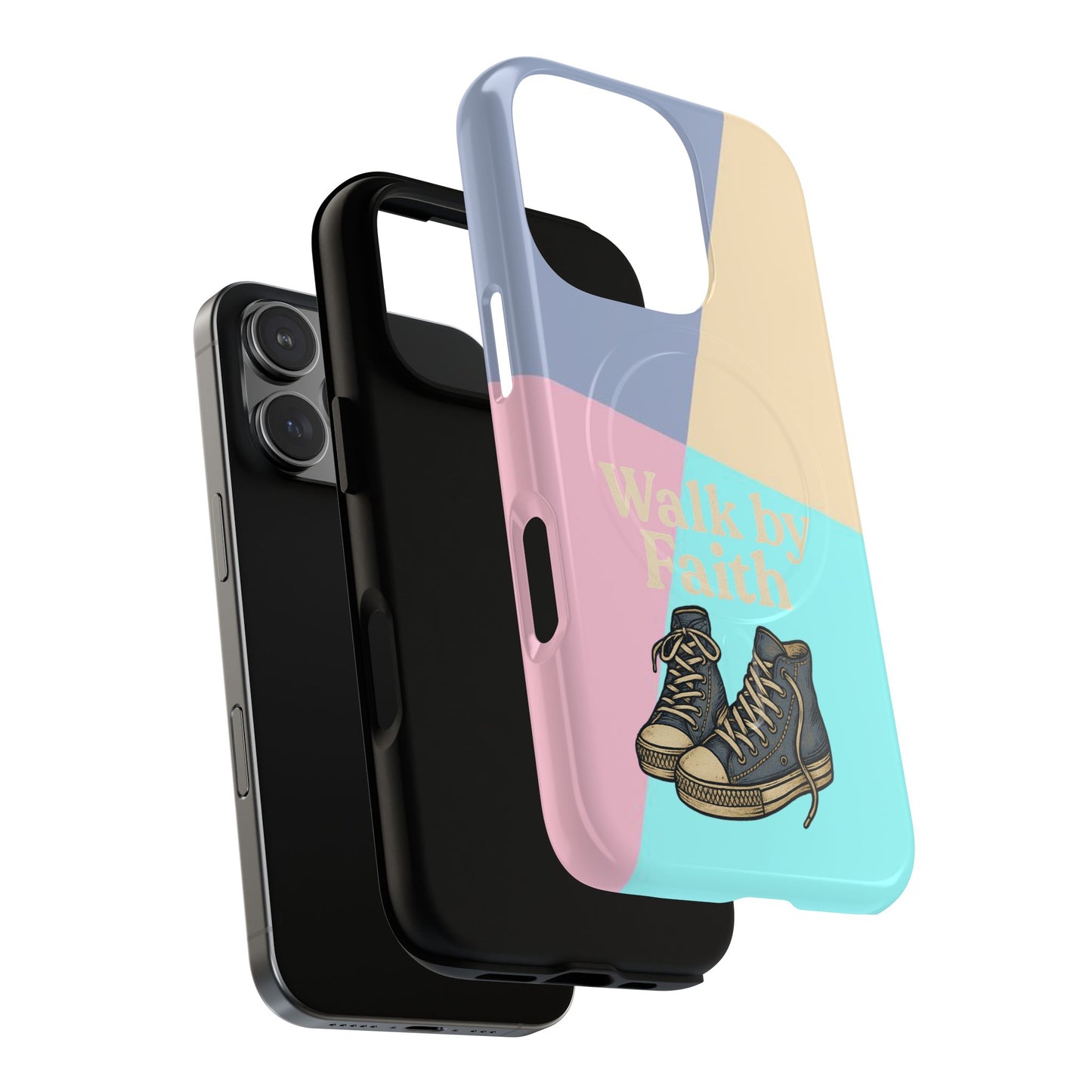 Walk by Faith – Vintage Sneakers | Tough Phone Case
