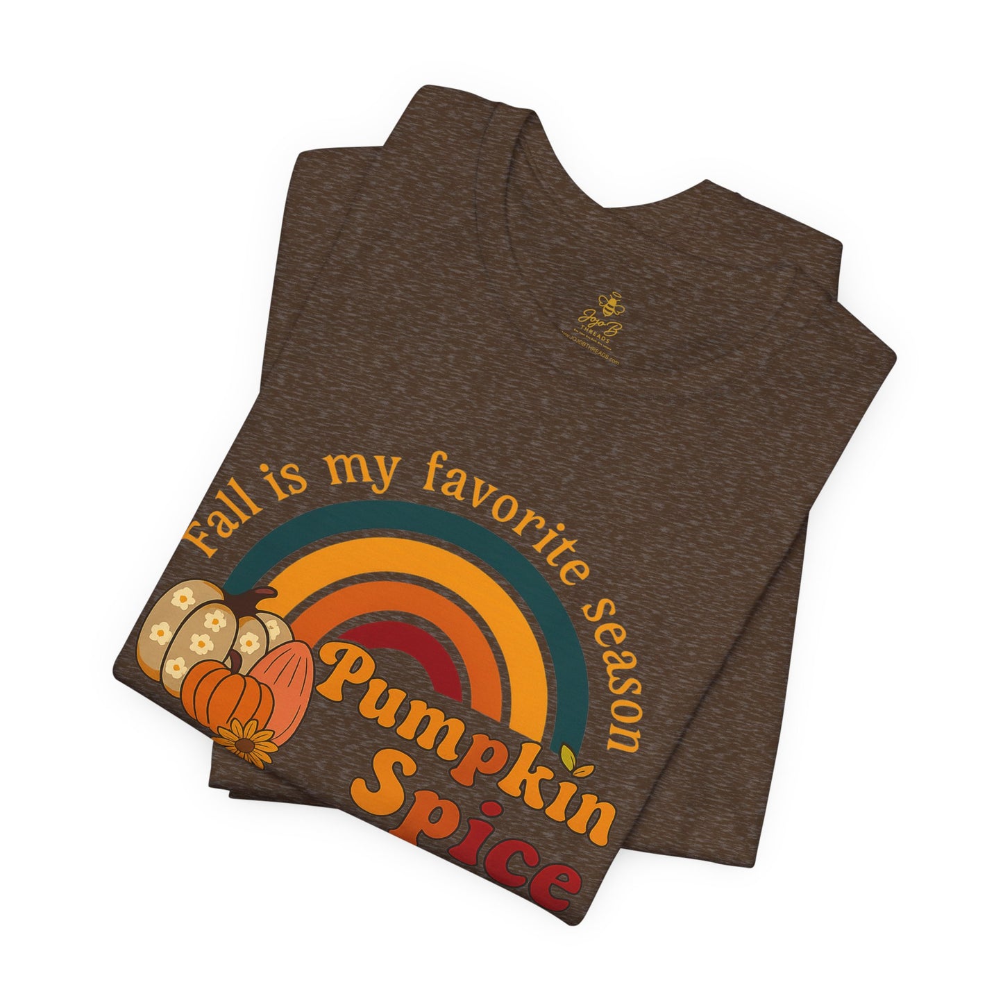 Fall is My Favorite Season Retro Pumpkin Spice Shirt | Jersey Tee