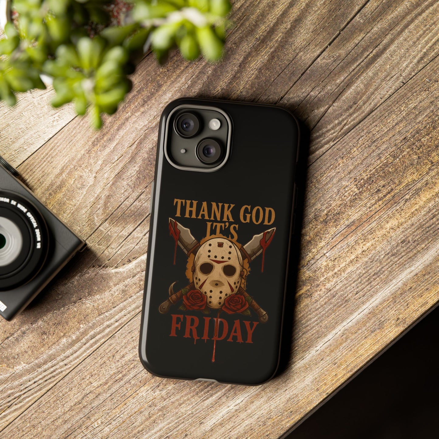 "Thank God It’s Friday – Horror Rose Edition" | Tough Phone Cases
