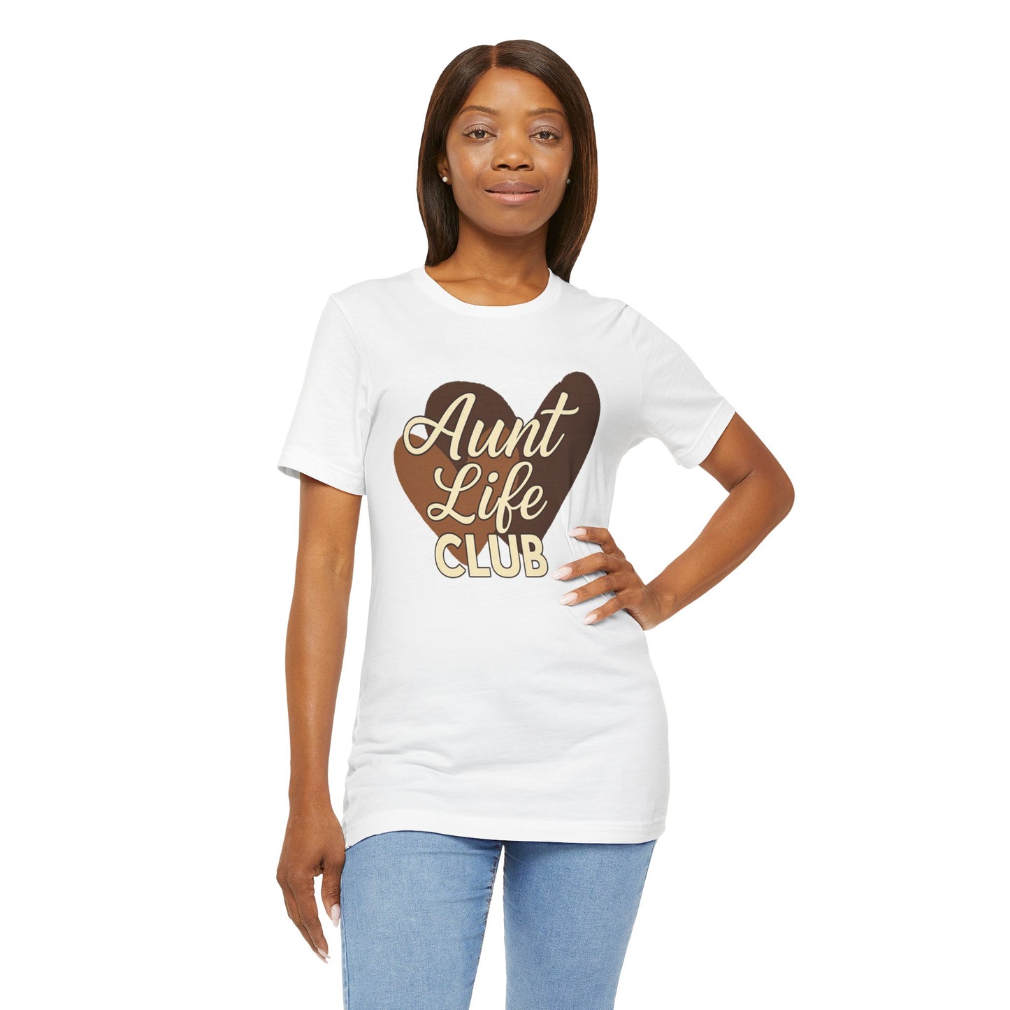 Aunt Life Club Heart Edition | Jersey Tee
