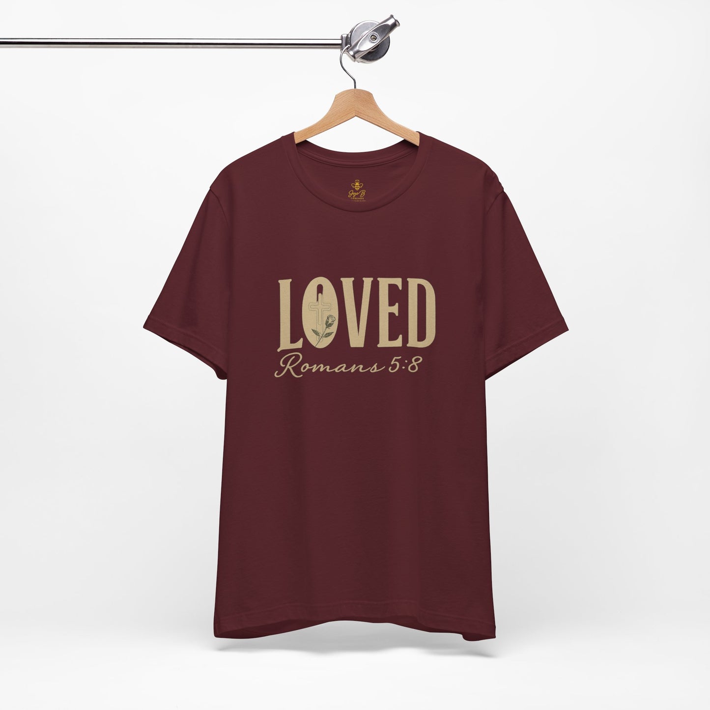LOVED Romans 5:8 | Jersey Tee