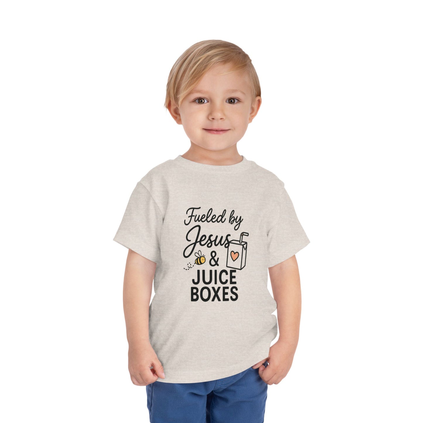 Fueled by Jesus & Juice Boxes | Toddler Tee