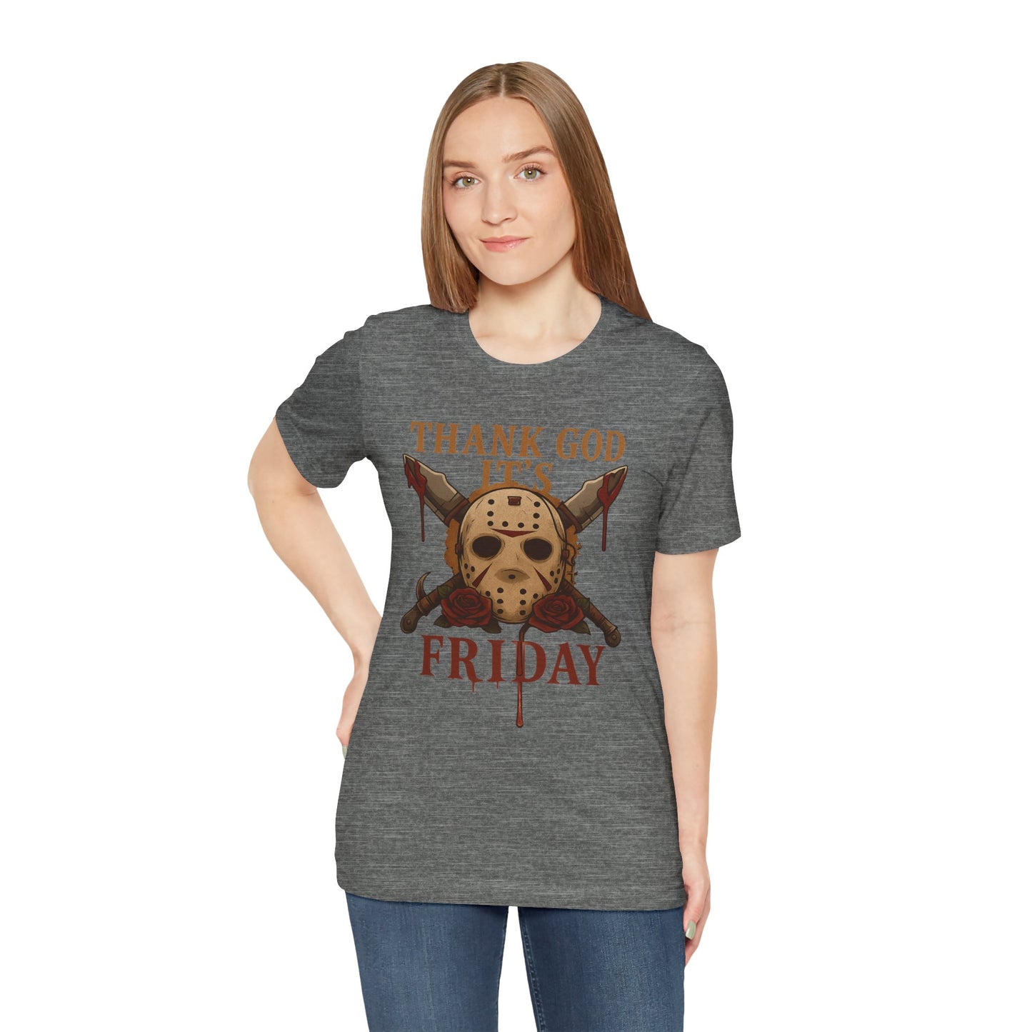 "Thank God It’s Friday – Horror Rose Edition" | Jersey Tee