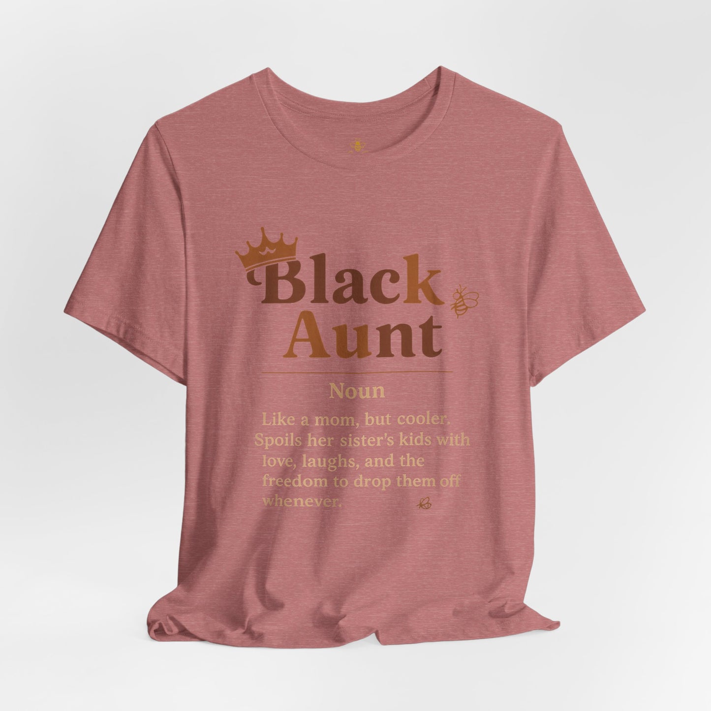Black Aunt Definition Shirt | Jersey Tee