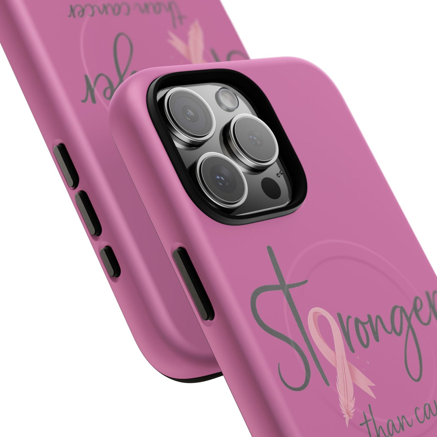 Stronger Than Cancer | iPhone 15 & 16 Tough Case