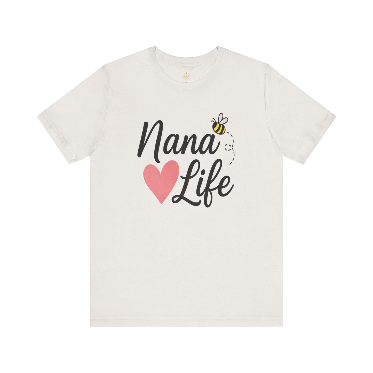 "Nana Life" Heart & Bee Script | Jersey Tee