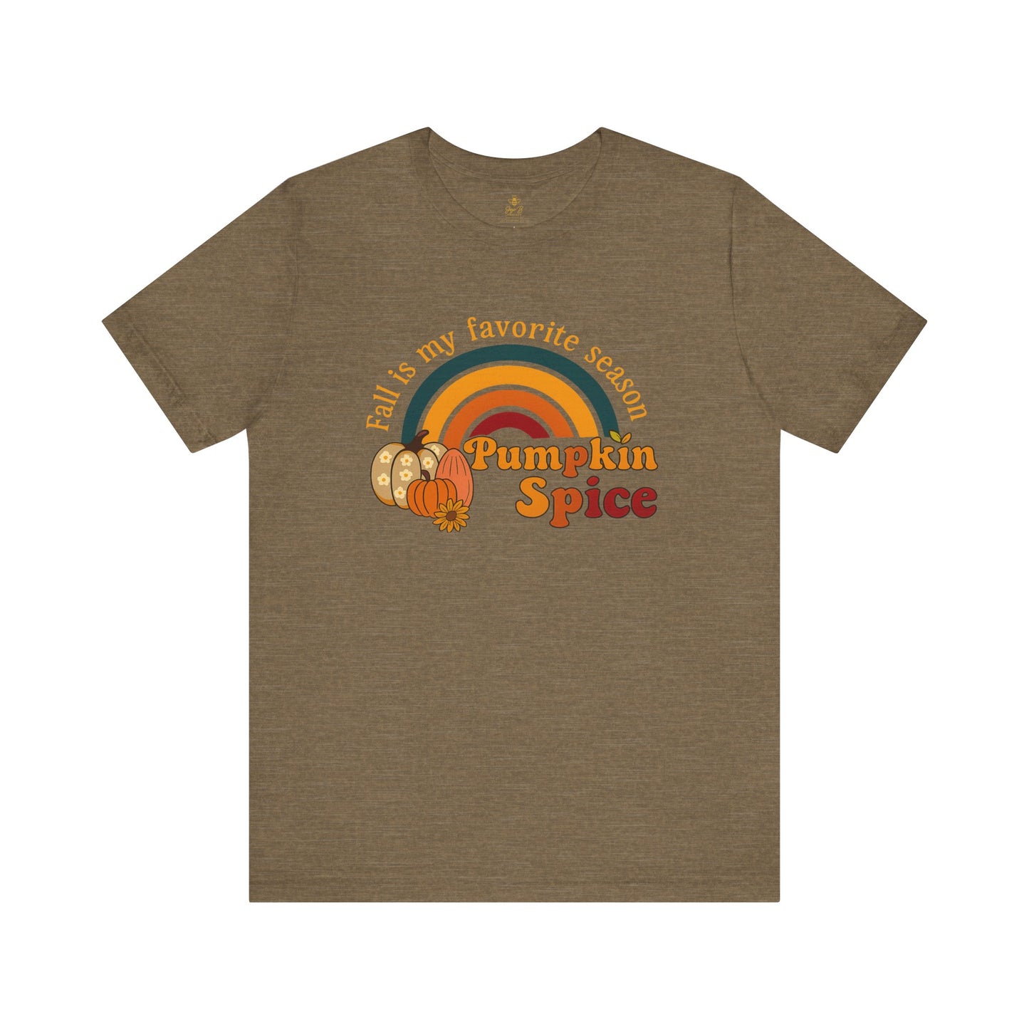 Fall is My Favorite Season Retro Pumpkin Spice Shirt | Jersey Tee