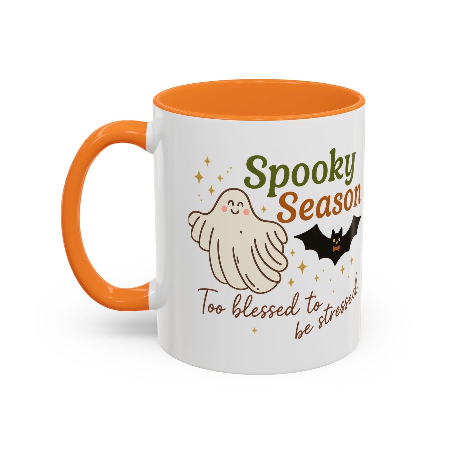 Spooky Season – Too Blessed to Be Stressed | 11oz Mug