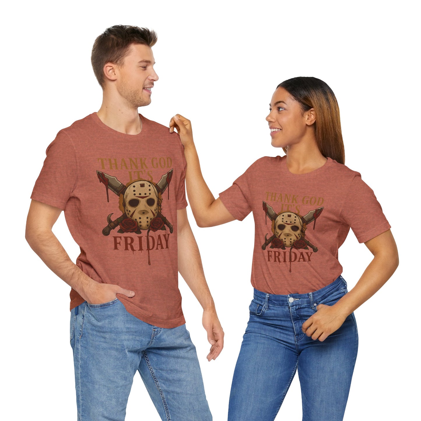 "Thank God It’s Friday – Horror Rose Edition" | Jersey Tee