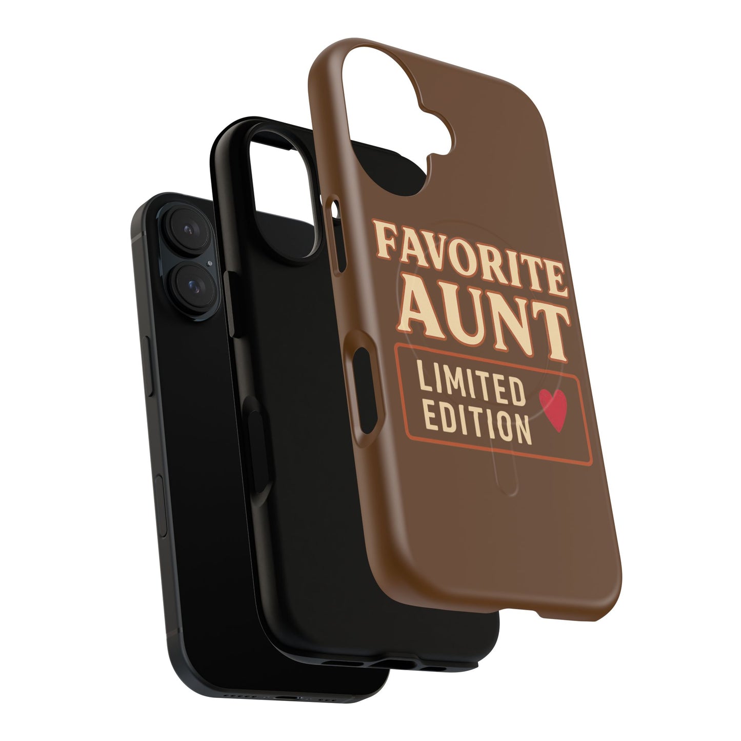 "Aunt Life Red Heart Edition" | Tough Phone Case