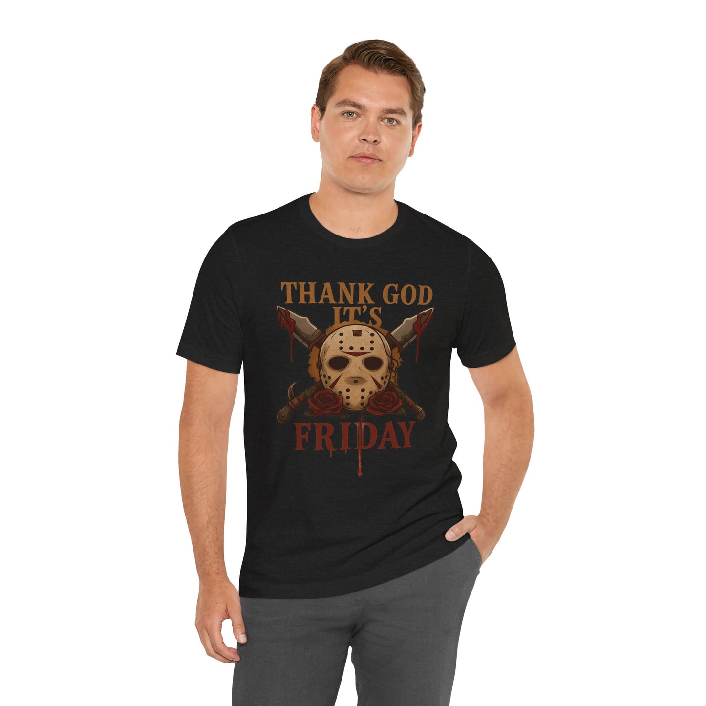 "Thank God It’s Friday – Horror Rose Edition" | Jersey Tee