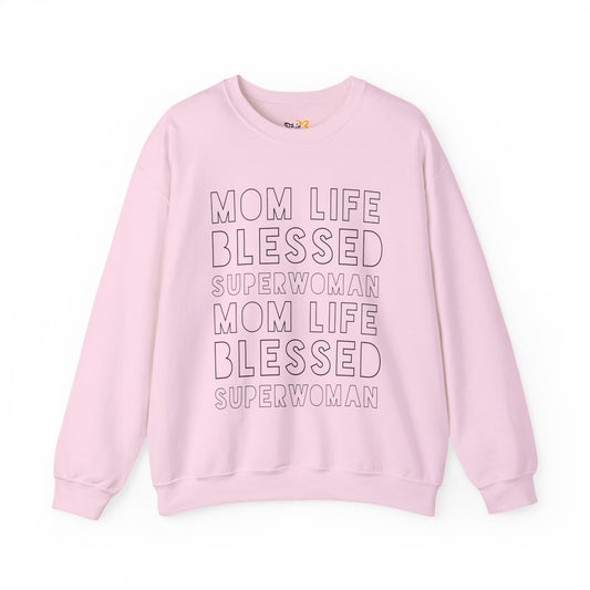 Mom Life. Blessed. Superwoman | Sweater