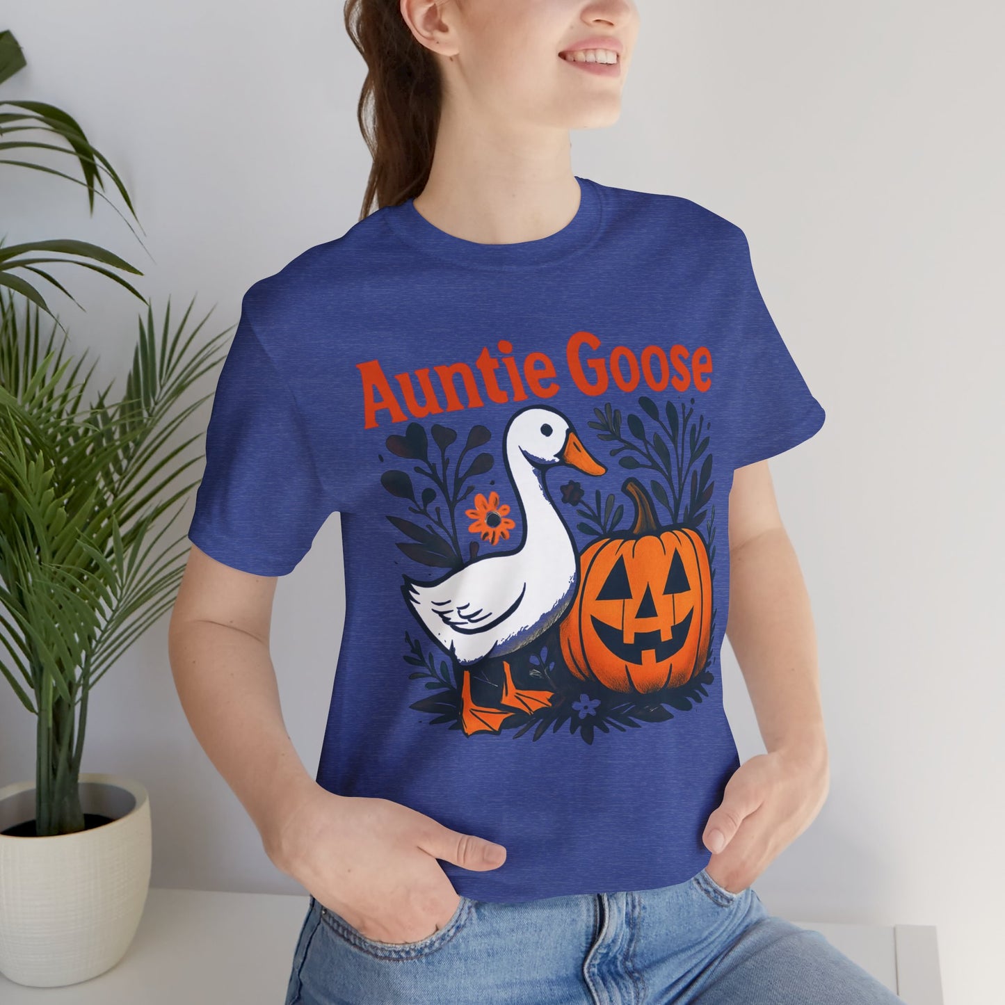 Auntie Goose Halloween | Jersey Tee