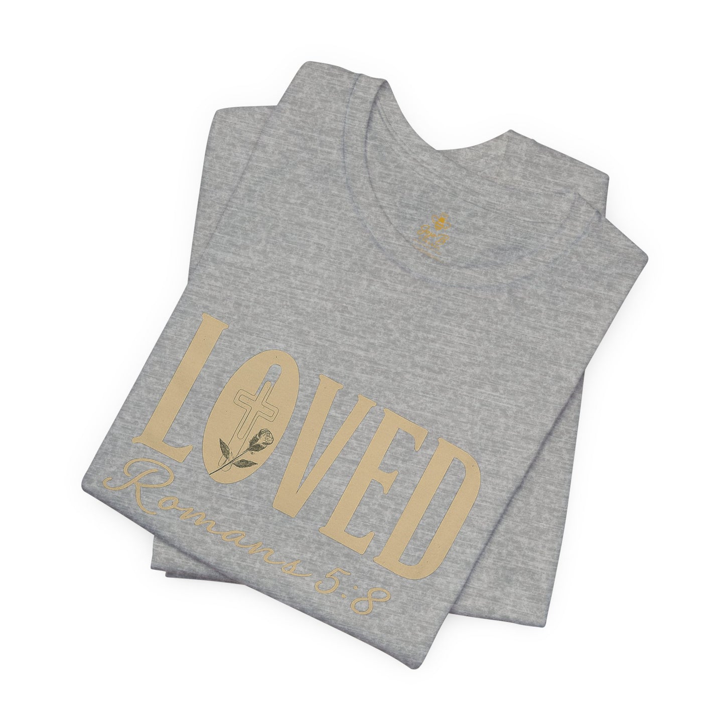 LOVED Romans 5:8 | Jersey Tee