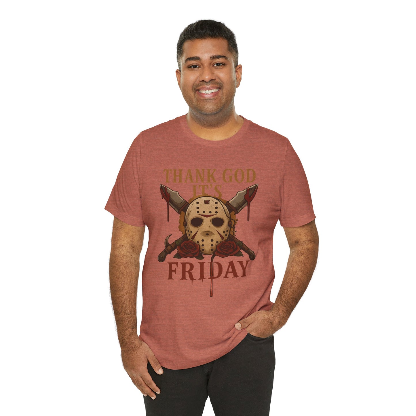 "Thank God It’s Friday – Horror Rose Edition" | Jersey Tee