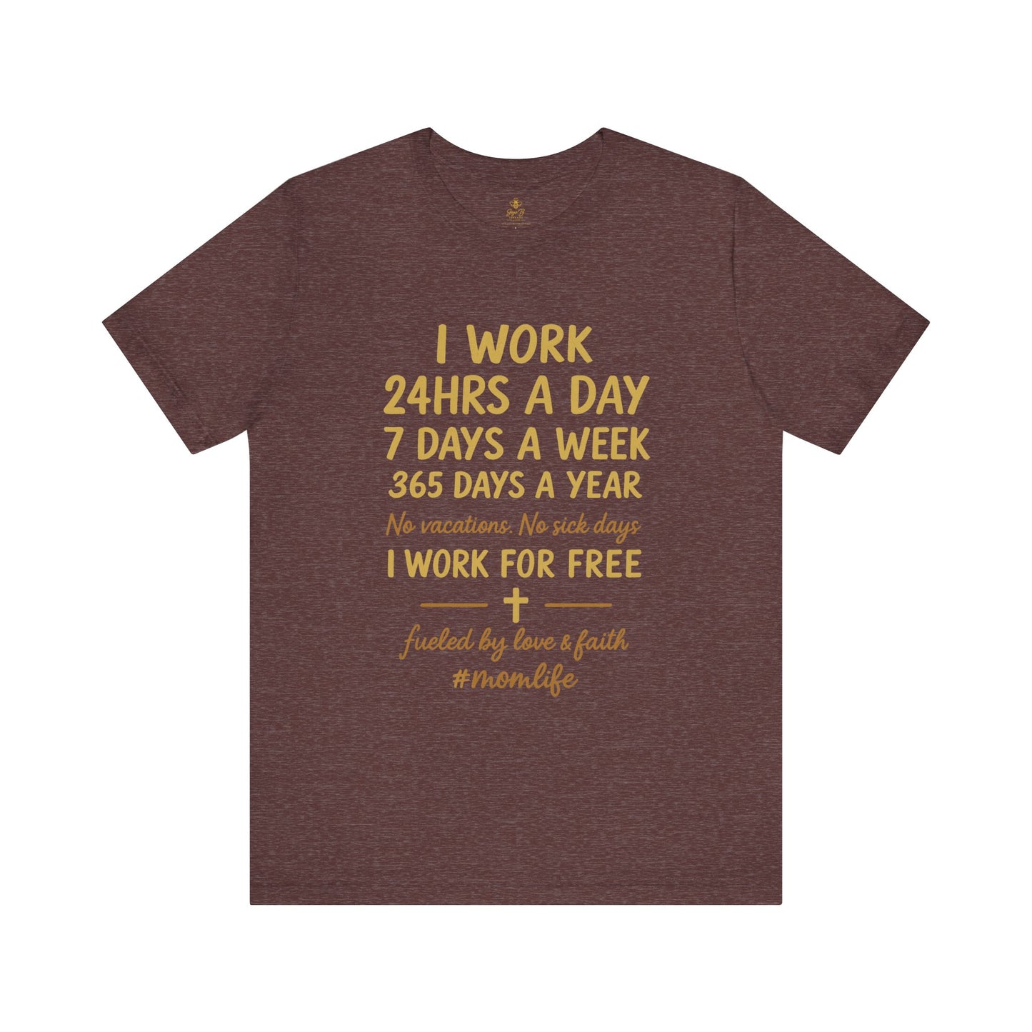 No Days Off Mom Life | Jersey Tee