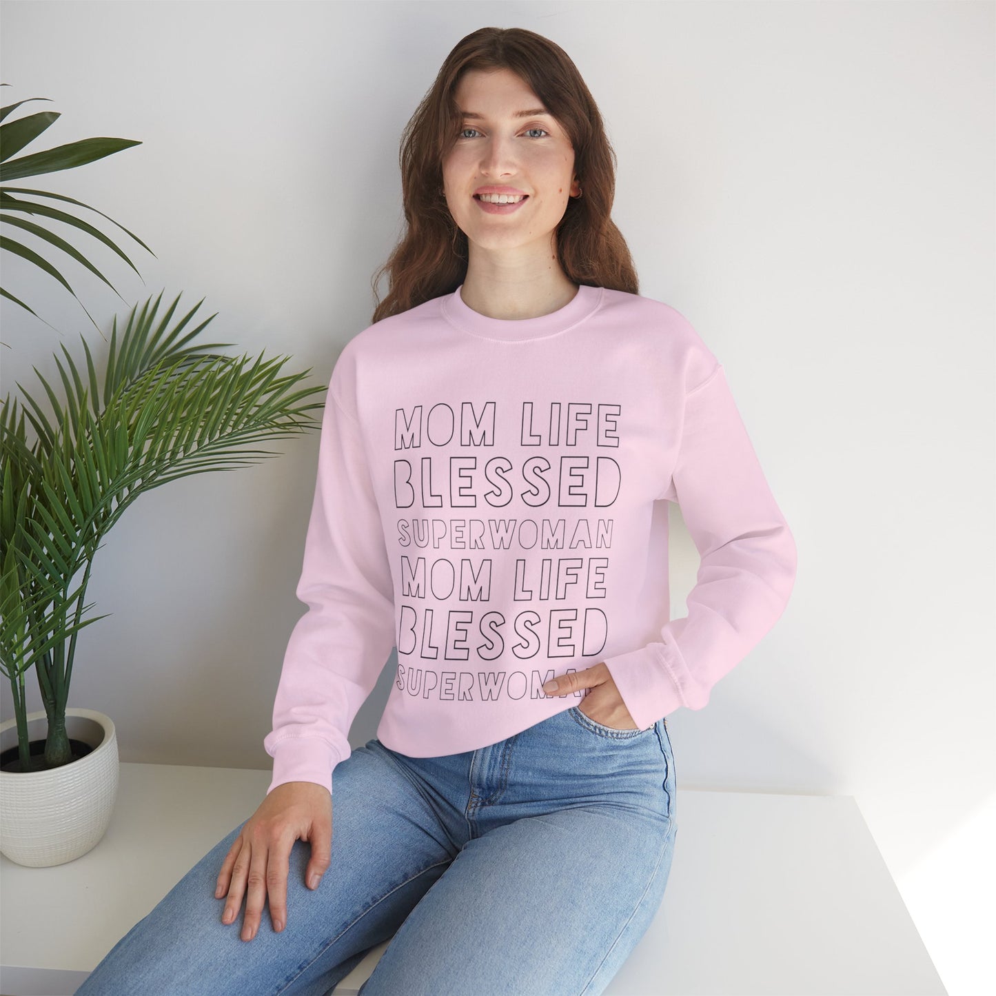 Mom Life. Blessed. Superwoman | Sweater