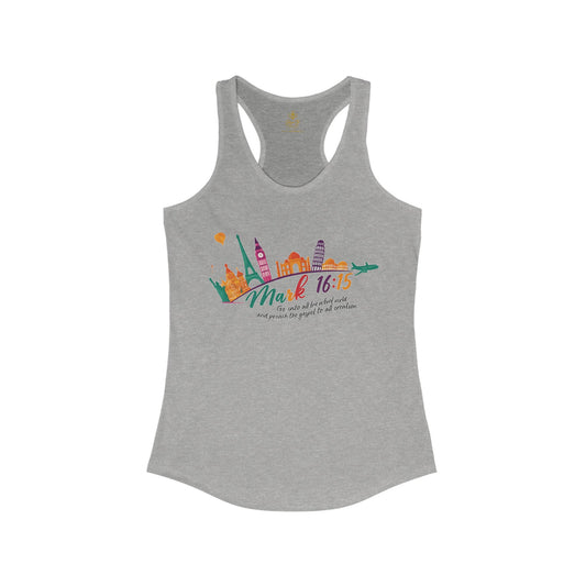 "Go Into All the World" | Racerback Tank