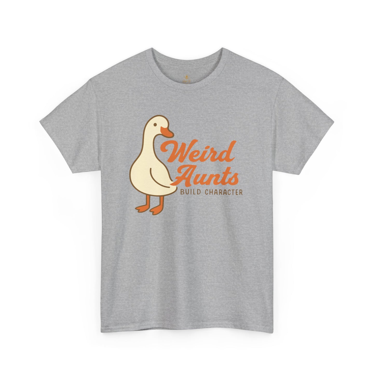 Weird Aunts Build Character Tee – Funny Goose Aunt Shirt