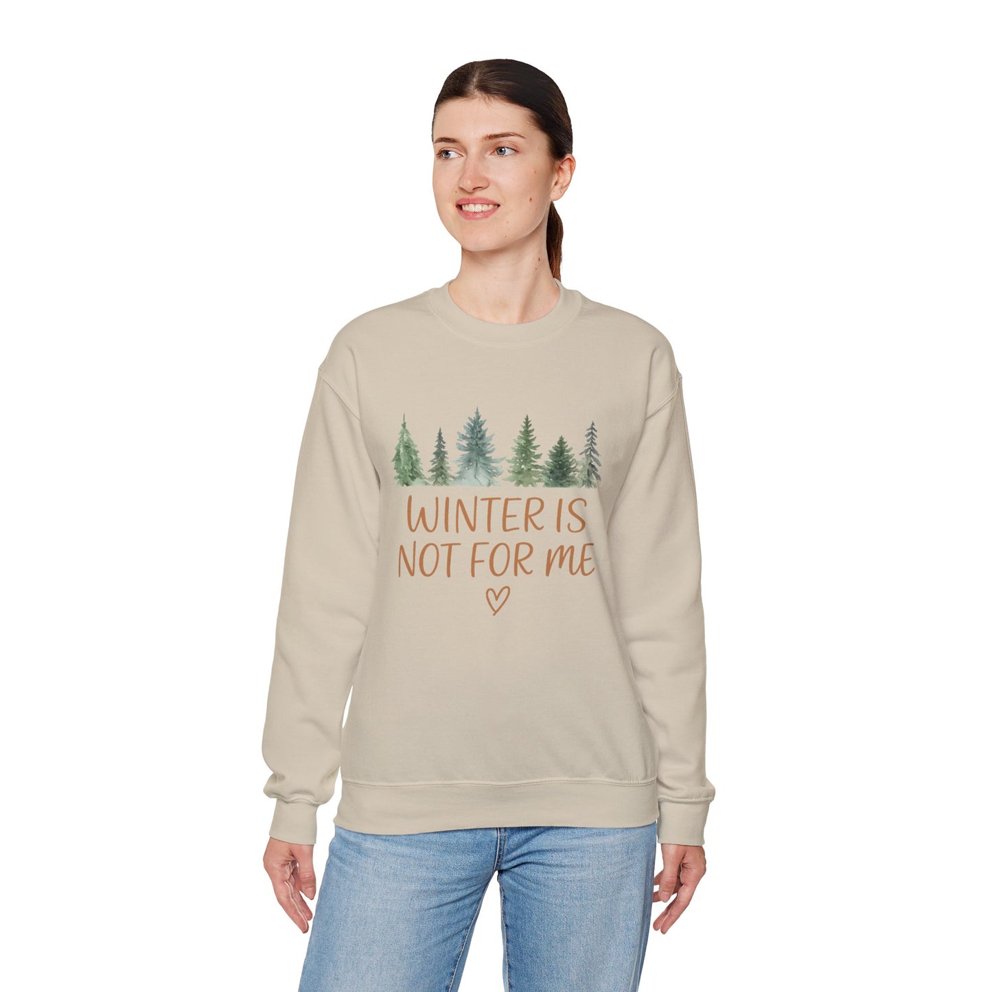 "Winter Not For Me" Watercolor Tree | Sweatshirt
